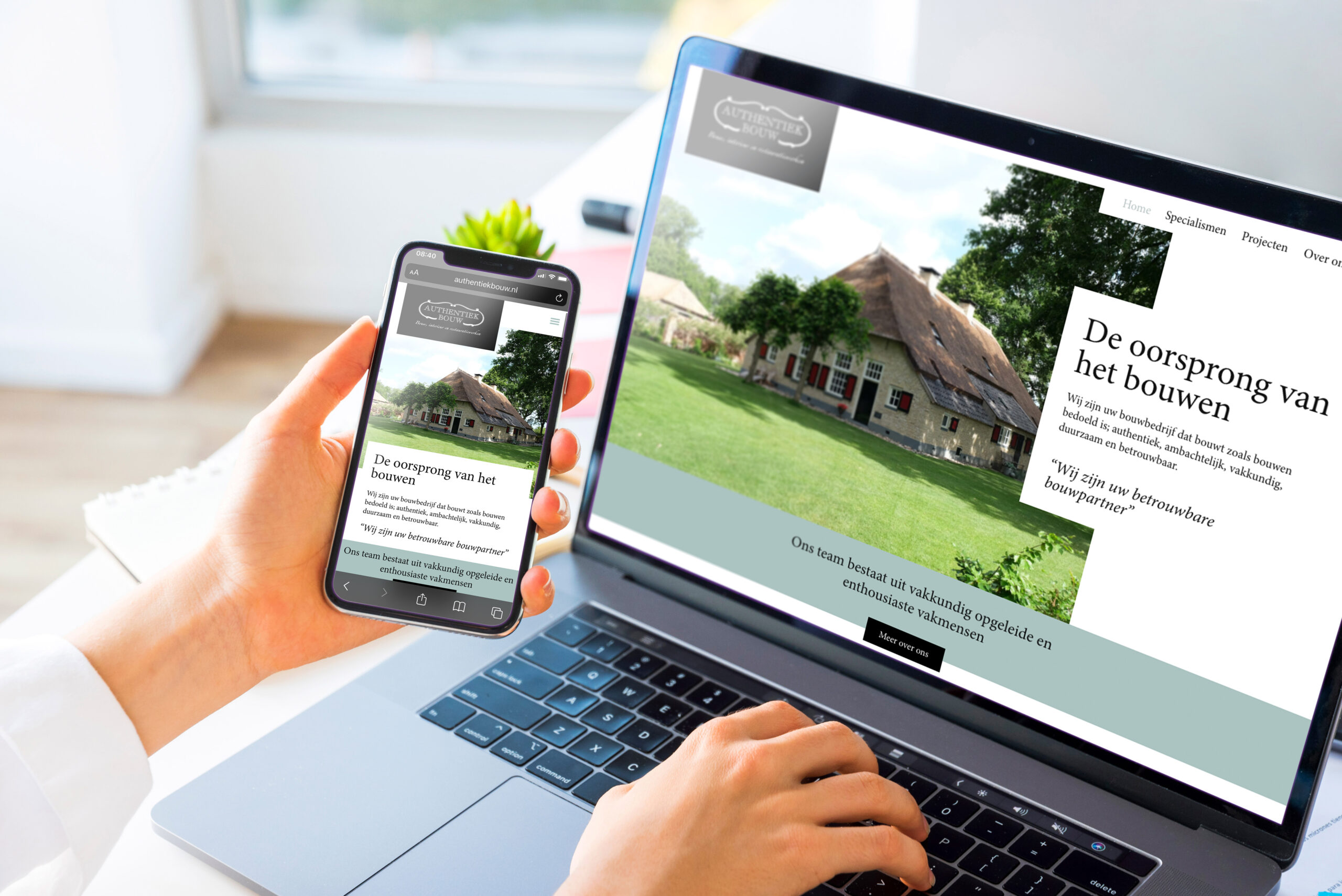 Wordpress Website Authentiek Bouw
